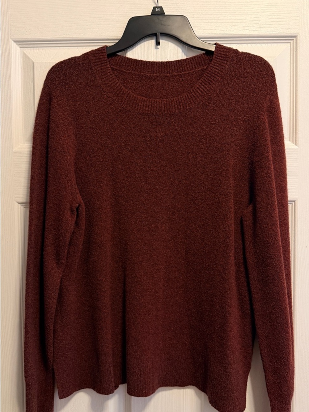 J. Crew Women's Deep Burgundy Crewneck Sweater